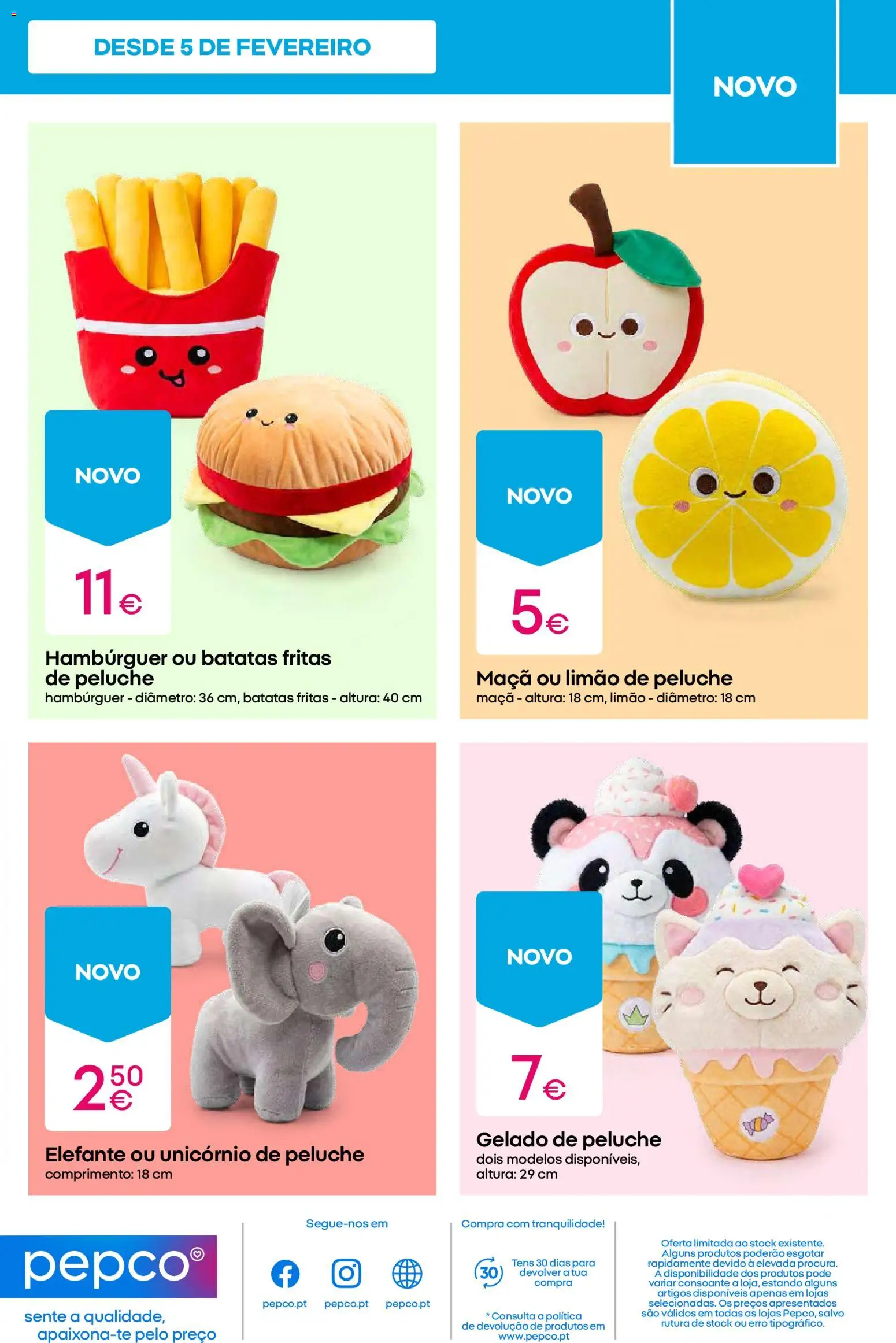 Pepco folheto │ válido de 12.02.2026 | Página: 17 | Produtos: Hambúrguer, Gelado, Maça, Batatas fritas