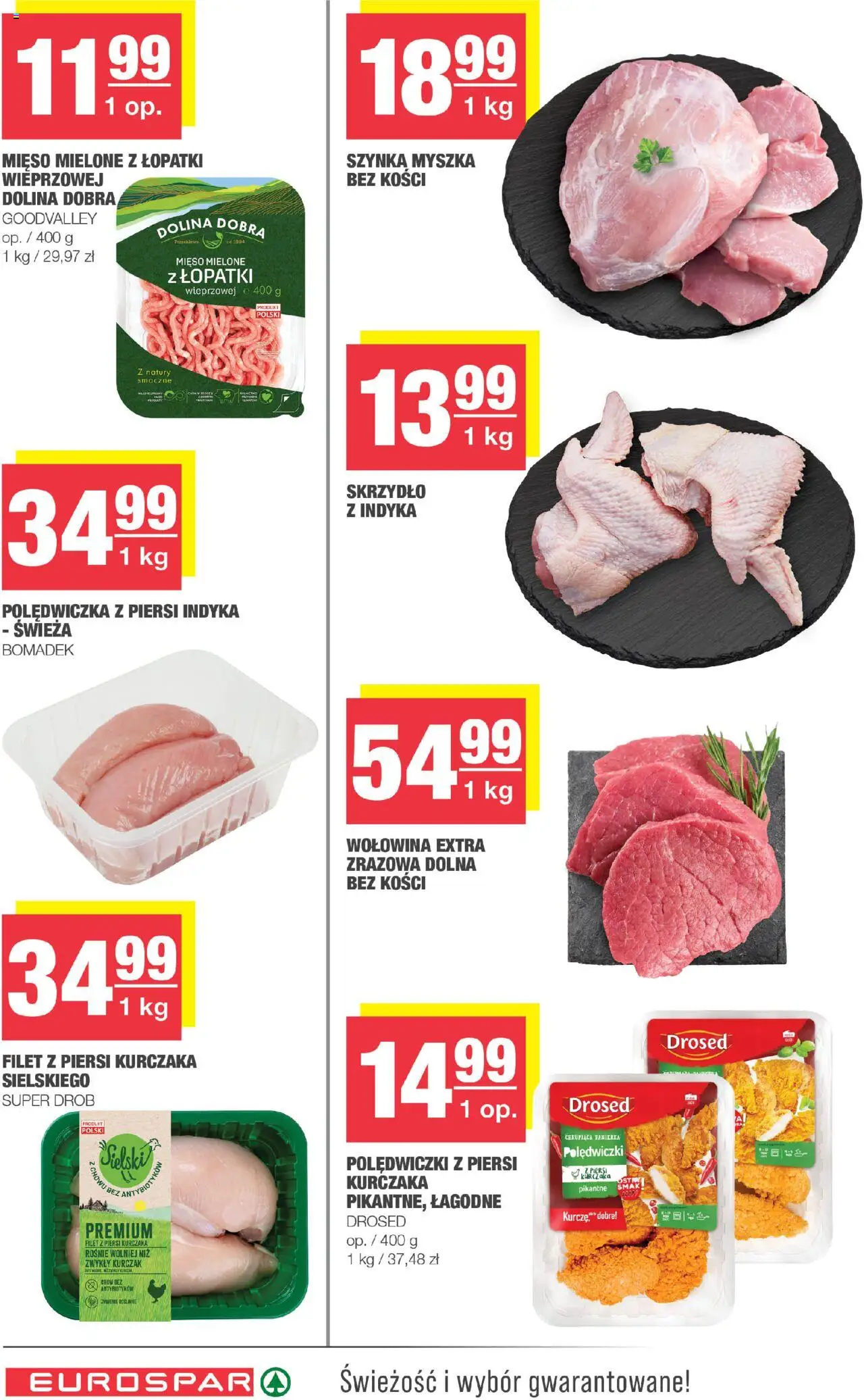 Spar Gazetka - Eurospar od 10.09.2025 | Strona: 6 | Produkty: Myszka, Szynka, Filet z piersi kurczaka, Wołowina