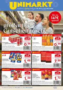 Unimarkt Nord ab 26.11.2025 gültig