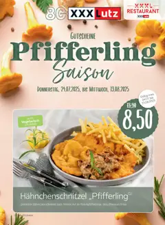 XXXL Lutz Restaurantgutscheine gültig ab dem 24.07.2025