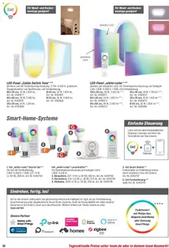 Toom Baumarkt Leuchten & Tapeten  – gültig ab 01.09.2025 | Seite: 16 | Produkte: Philips, Samsung, Smartphone