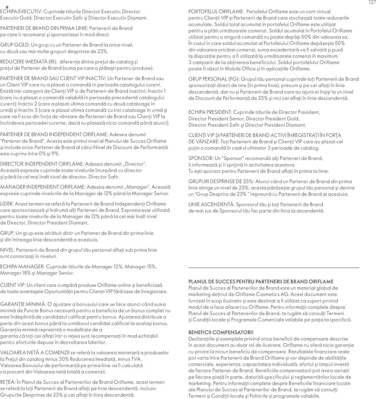 Noul catalog Oriflame – valabil de la 09.07.2024 | Pagină: 127