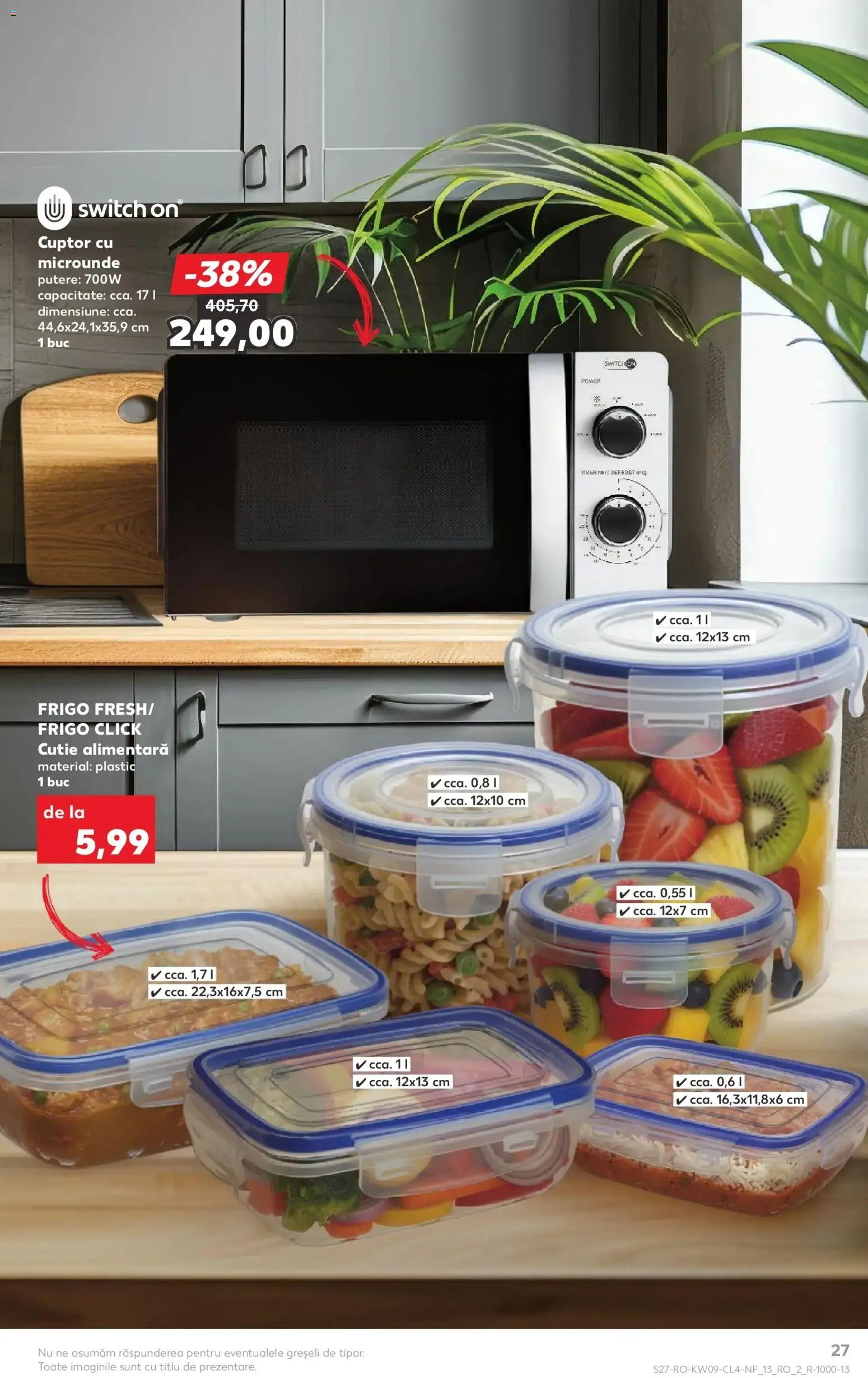 Noul catalog Kaufland – valabil de la 25.02.2026 | Pagină: 27 | Produse: Cuptor, Cuptor Cu Microunde, Cutie