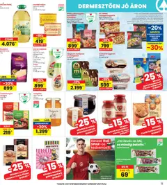 Interspar akciós ujság - amely érvényes a következő dátumtól: 18.09.2025 | Oldal: 11 | Termékek: Magnum, Étolaj, Kenyér, Pogácsa