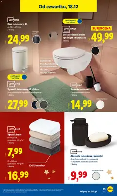 Pogląd oferty "Kosz łazienkowy, 3 L, ok. 16,8 x 25,9 cm, 2 kolory" - ważna od 15.12.2025 | Strona: 41