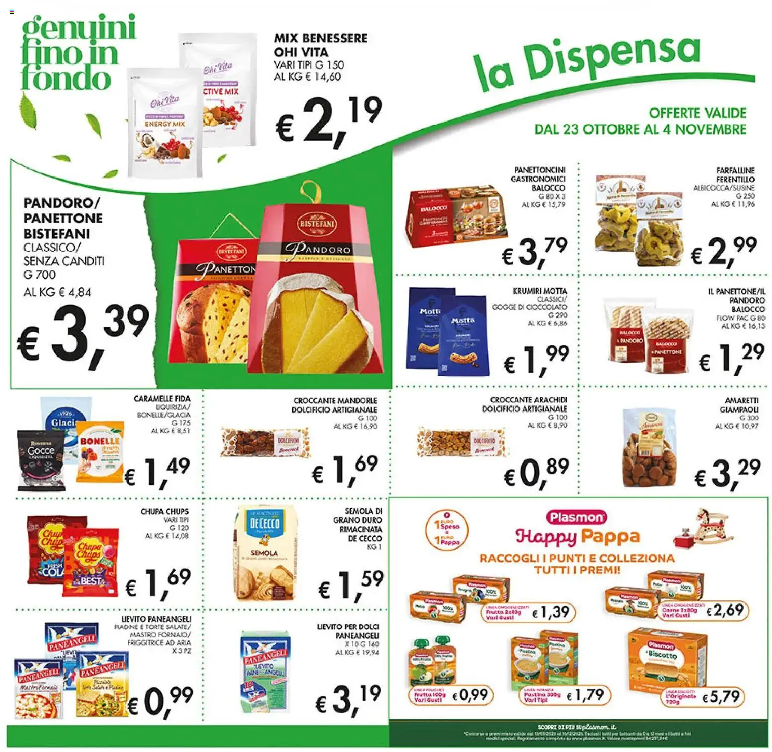 Volantino Coal del 23.10.2025 | Pagina: 14 | Prodotti: Frutta, Mandorle, Pandoro, Arachidi