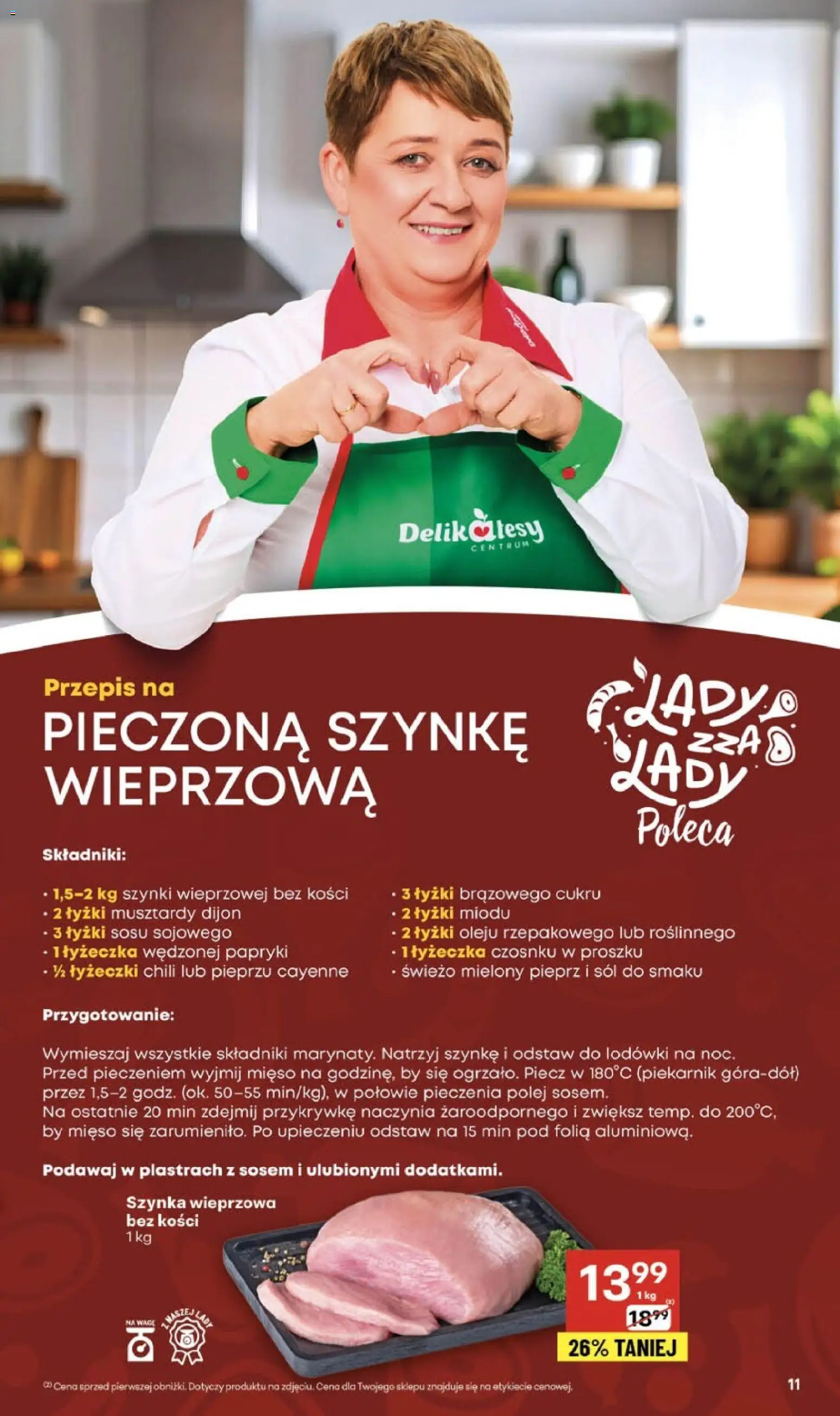 Delikatesy Centrum Gazetka - Sklepy Własne od 20.11.2025 | Strona: 11 | Produkty: Chili, Mięso, Piekarnik, Szynka