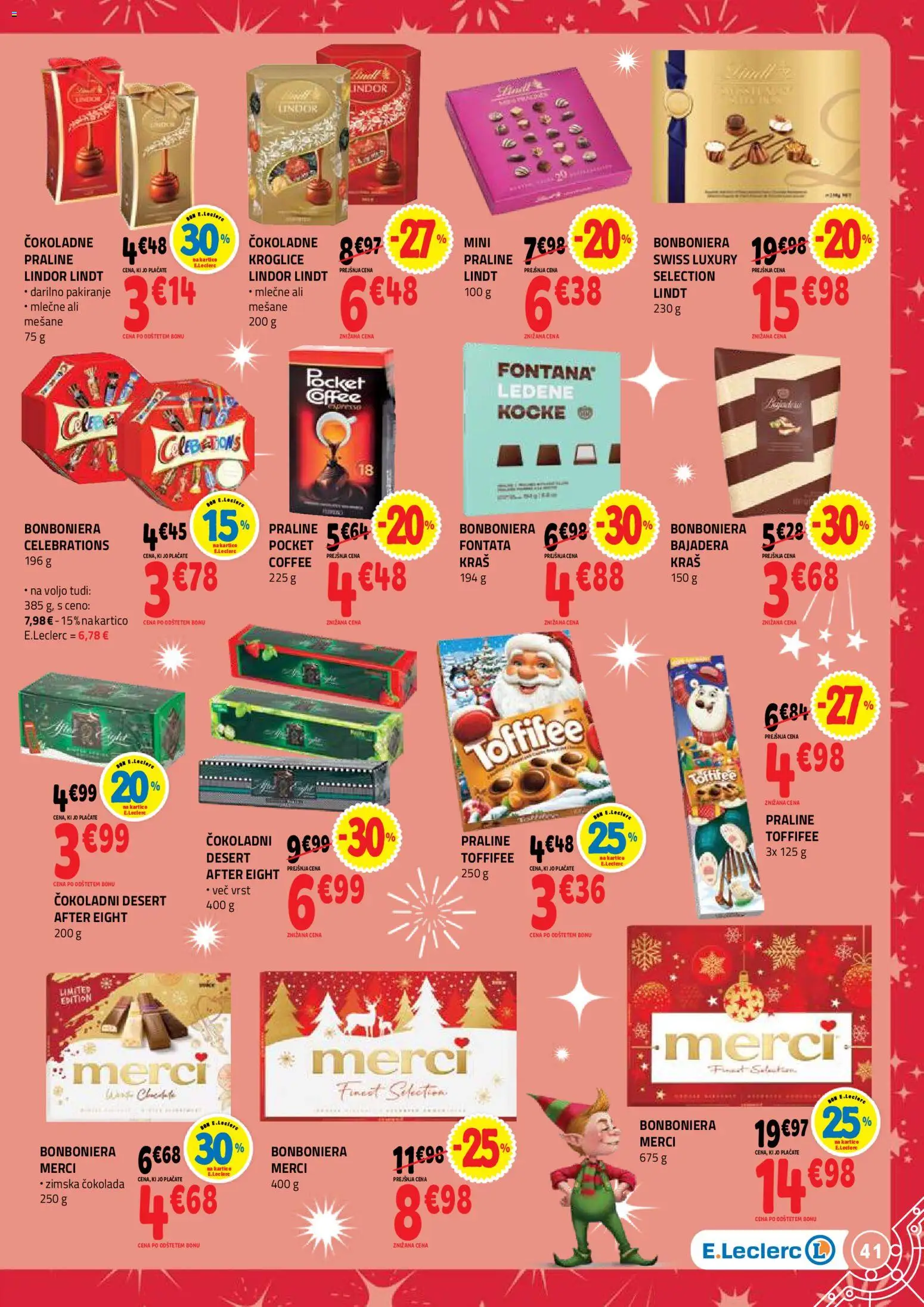 Novi E.leclerc katalog ponudbe – veljaven od 04.11.2025 | Stran: 3 | Izdelki: Bonboniera, Cokolada