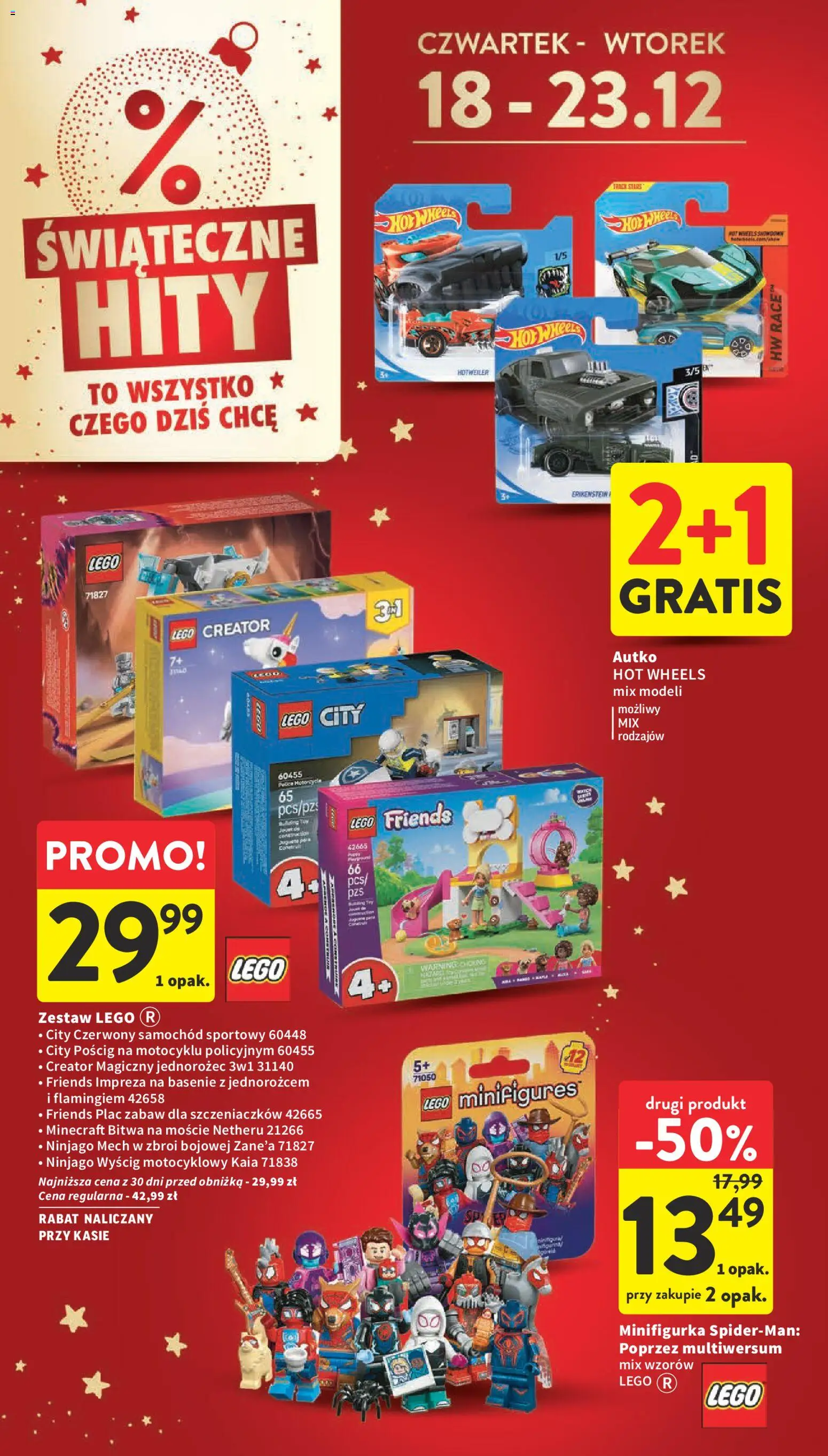 Intermarche Gazetka od 18.12.2025 | Strona: 9 | Produkty: Jednorożec, Lego