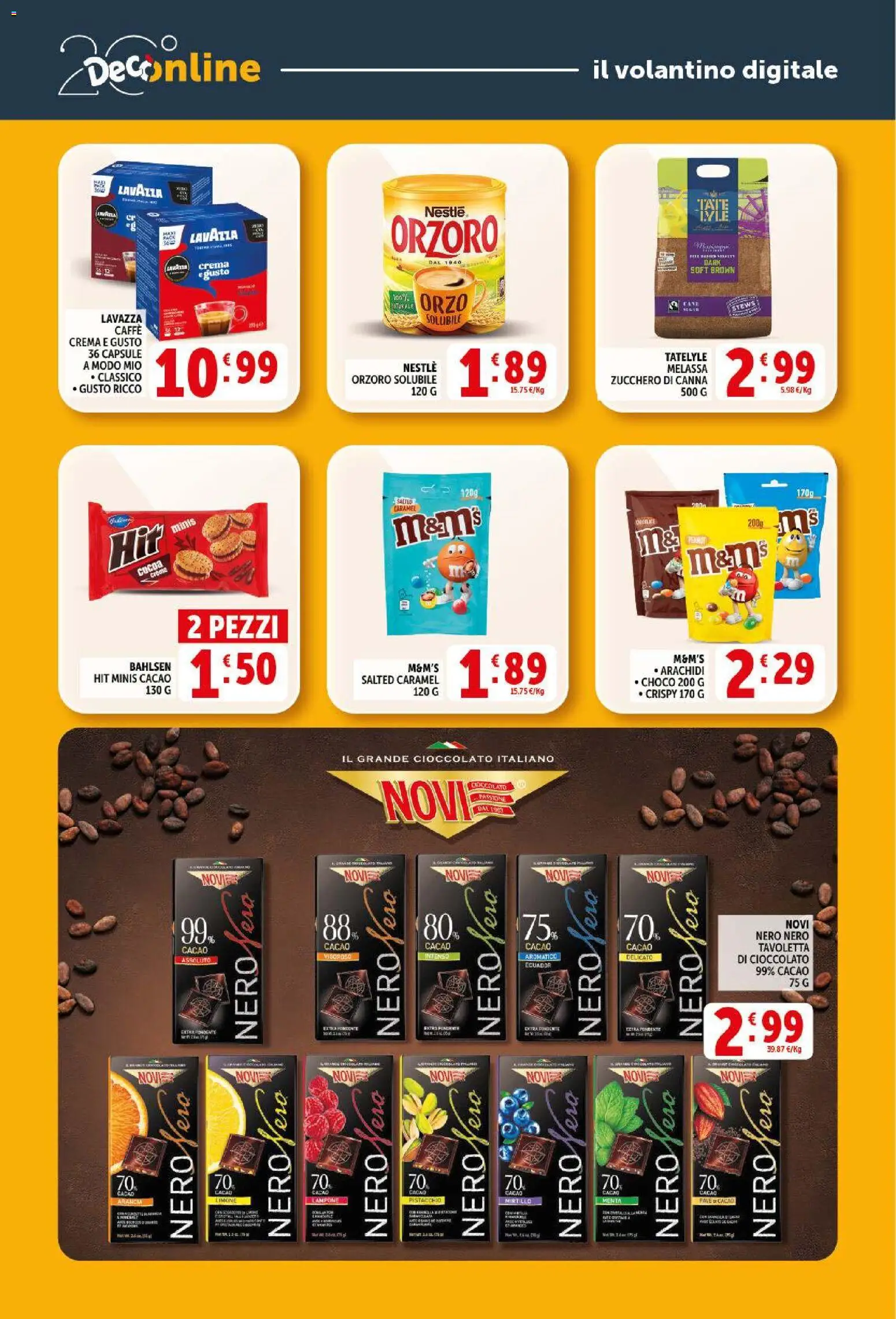 Volantino Decò del 17.03.2026 | Pagina: 30 | Prodotti: Cioccolato, Zucchero, Limone, Arachidi