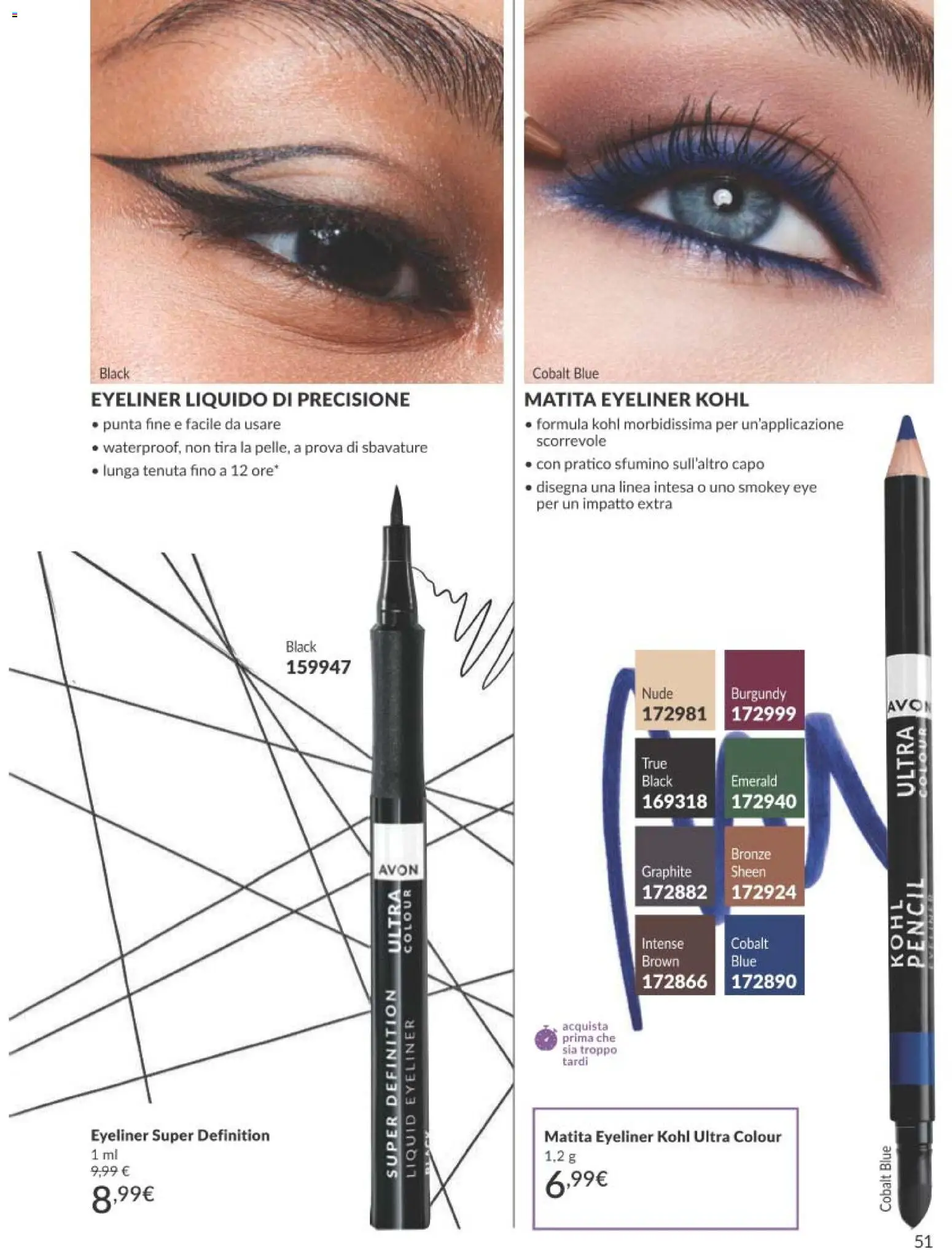 Volantino Avon del 01.04.2026 | Pagina: 51 | Prodotti: Eyeliner