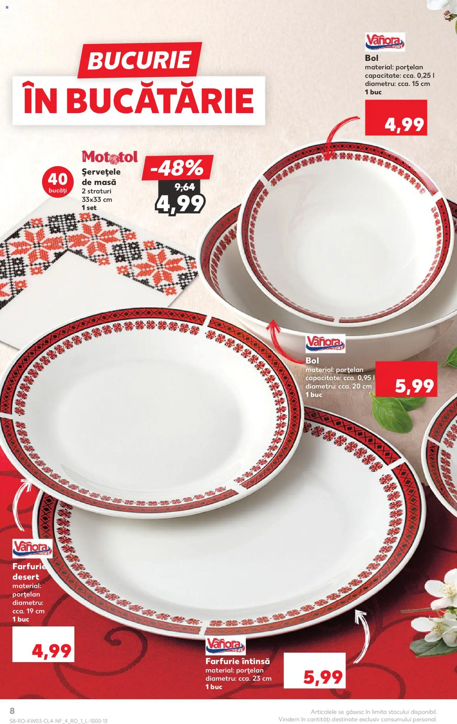 Kaufland RO akciós ujság - amely érvényes a következő dátumtól: 14.01.2026 | Oldal: 8