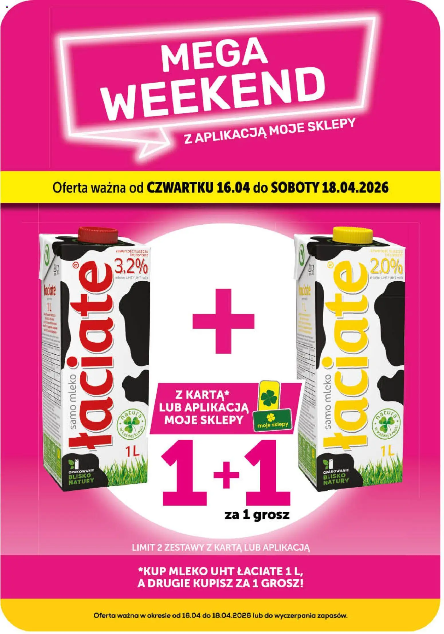 ABC gazetka - Market od 16.04.2026 | Strona: 6 | Produkty: Karta, Mleko