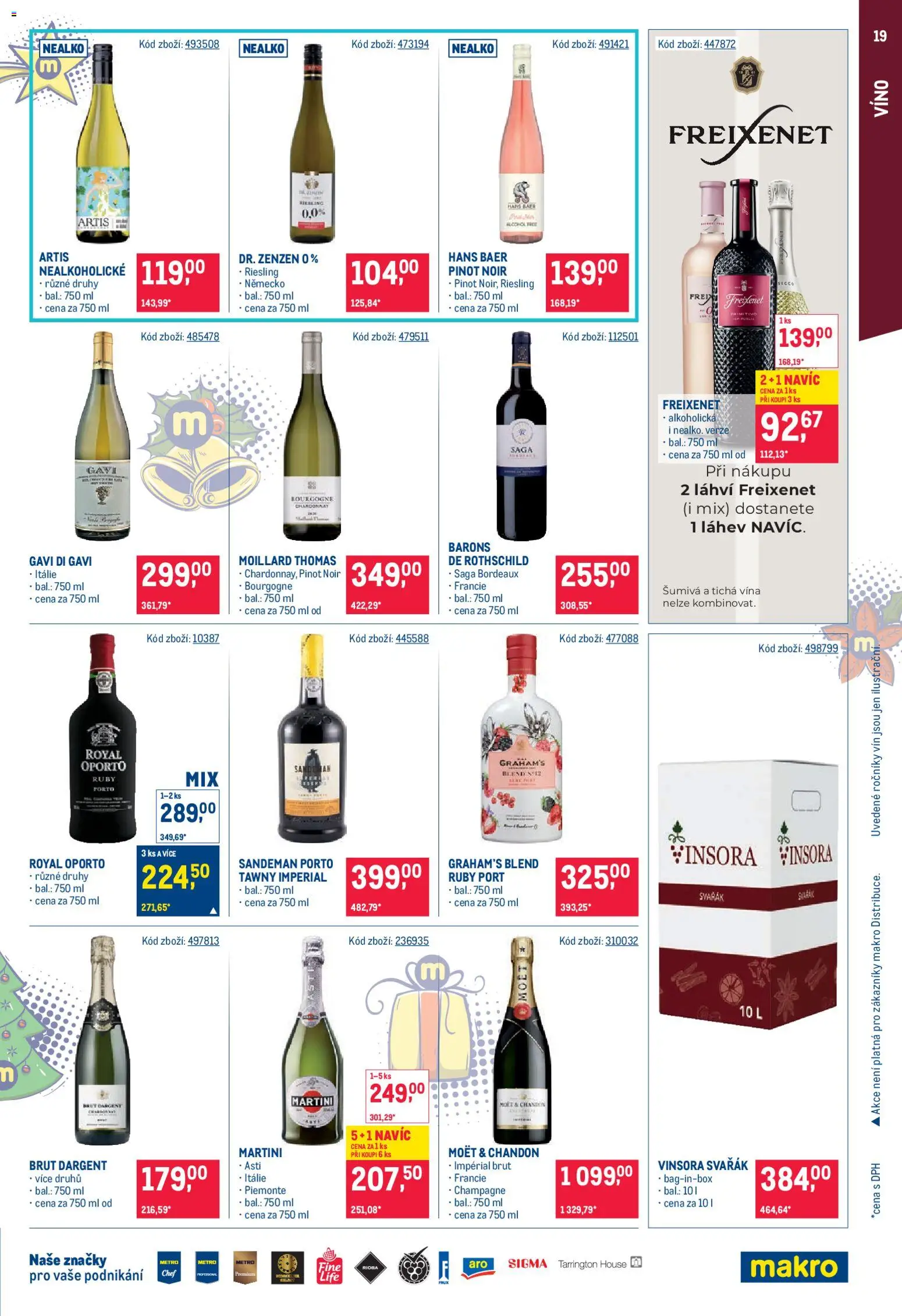 Makro leták - Gastronomie od 17.12.2025 | Strana: 19 | Produkty: Svařák, Primitivo, Ruby port, Láhev