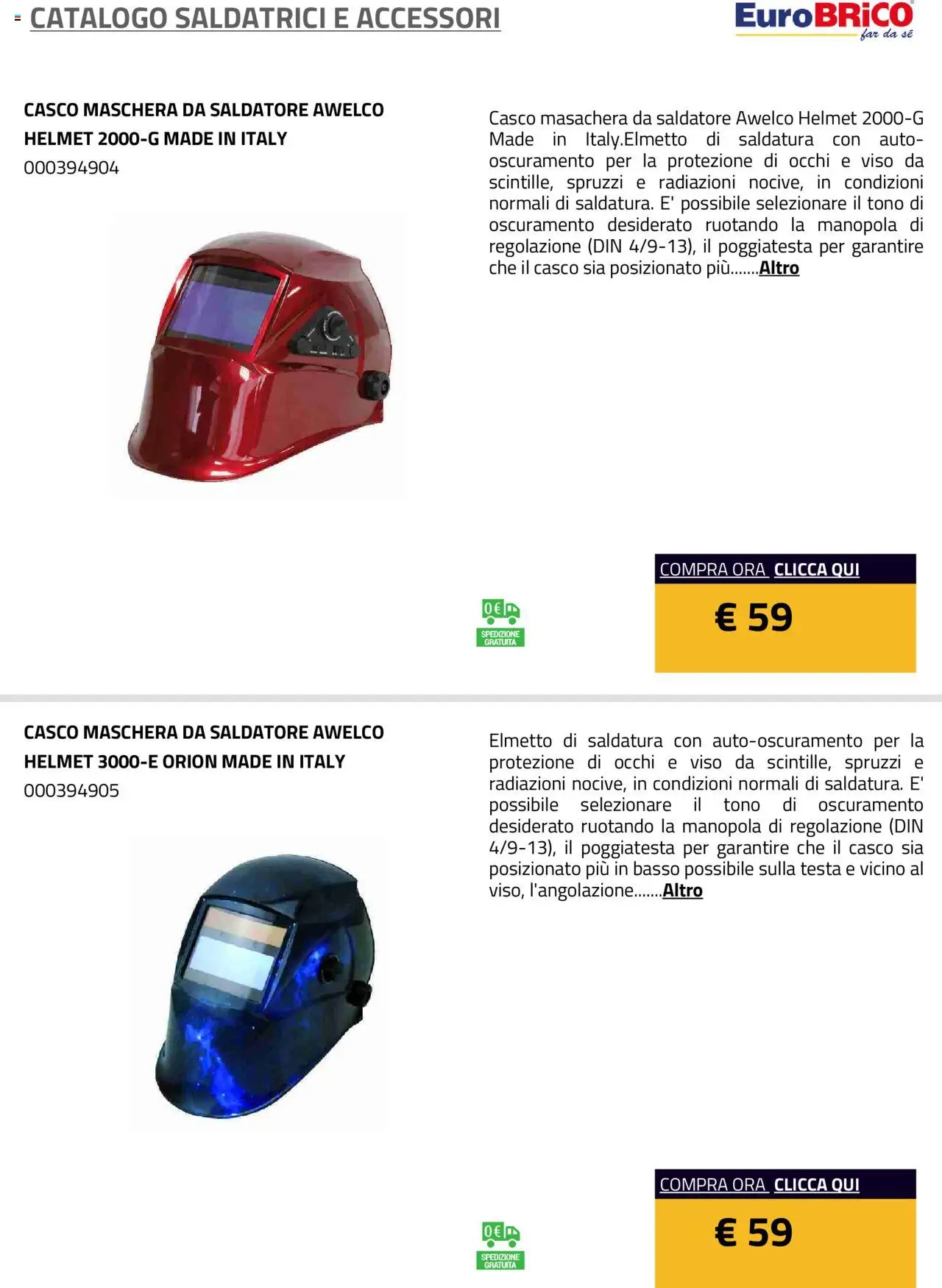 Volantino Eurobrico del 23.07.2025 | Pagina: 21 | Prodotti: Maschera