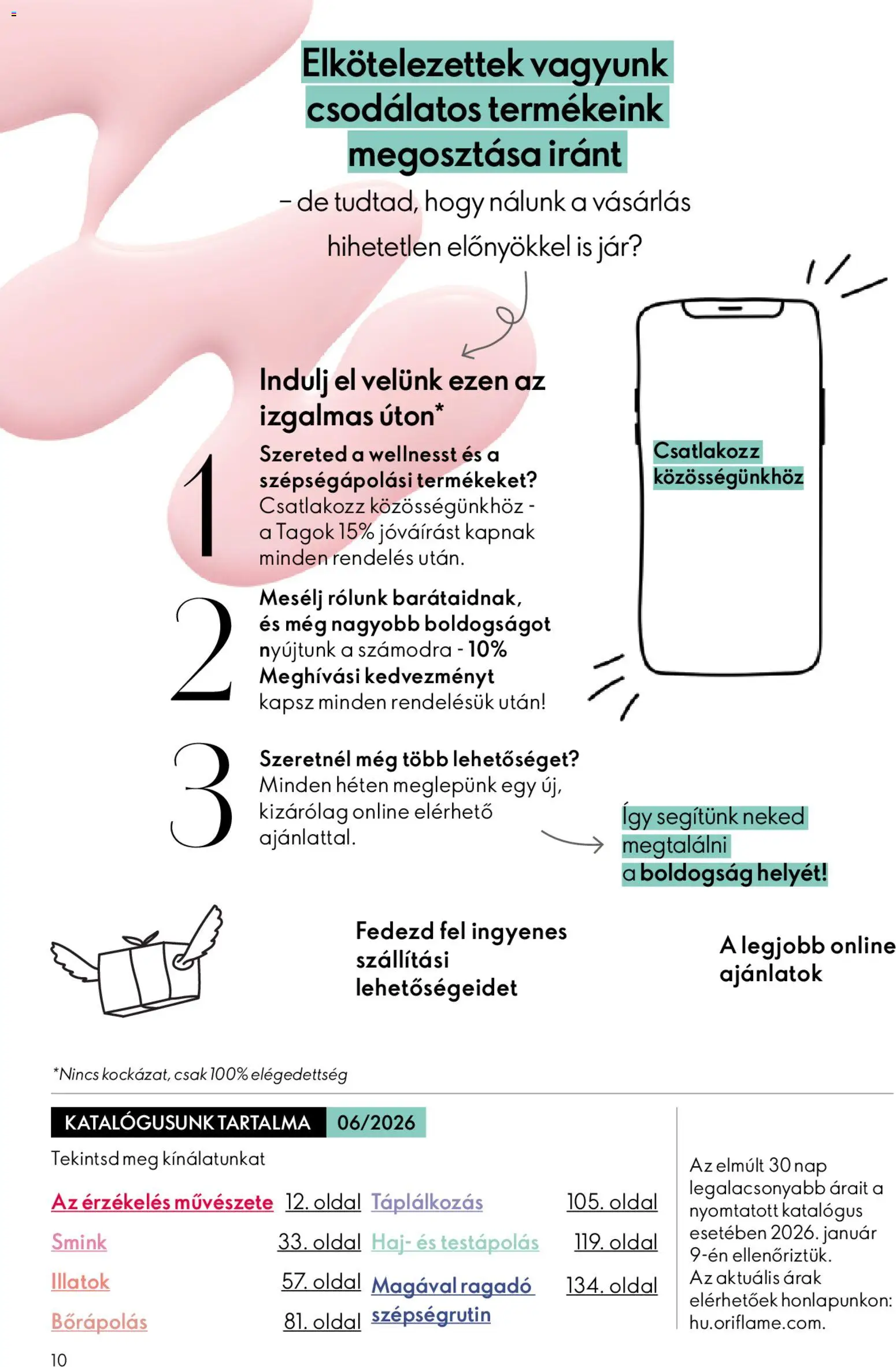 Oriflame akciós ujság - amely érvényes a következő dátumtól: 15.04.2026 | Oldal: 10 | Termékek: Smink