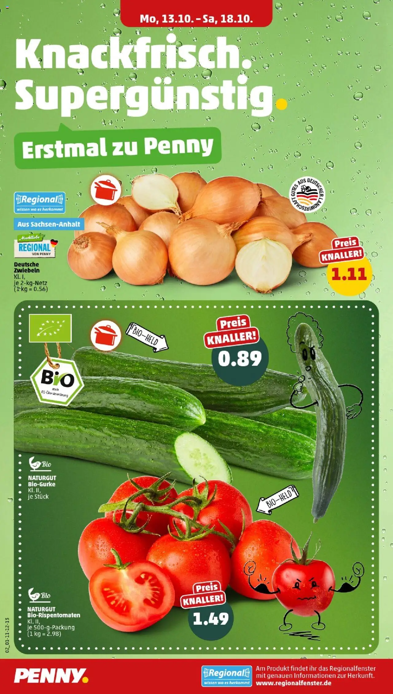 Penny - Sachsen-Anhalt – gültig ab 13.10.2025 | Seite: 6 | Produkte: Zwiebeln