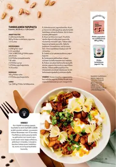 K-Citymarket-mainoslehti voimassa 25.03.2026 alkaen | Sivu: 35 | Tuotteet: Pavut, Suola, Jogurtti, Pasta