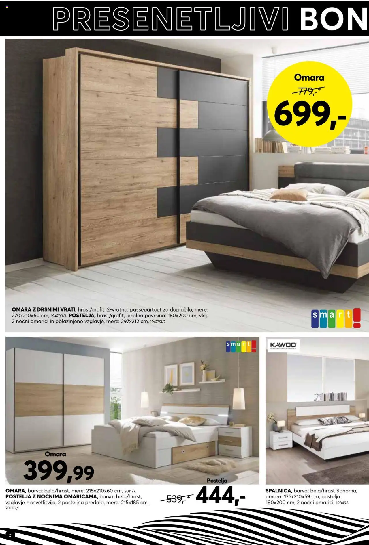 Dipo katalog │ velja od 06.08.2025 | Stran: 2 | Izdelki: Postelja, Omara, Barva