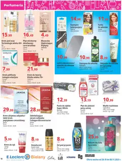 Pogląd oferty "E.Leclerc Gazetka - Warszawa Bielany" - ważna od 28.10.2025 | Strona: 10 | Produkty: Lustro, Szampon, Odżywka do włosów, Pasta do zębów