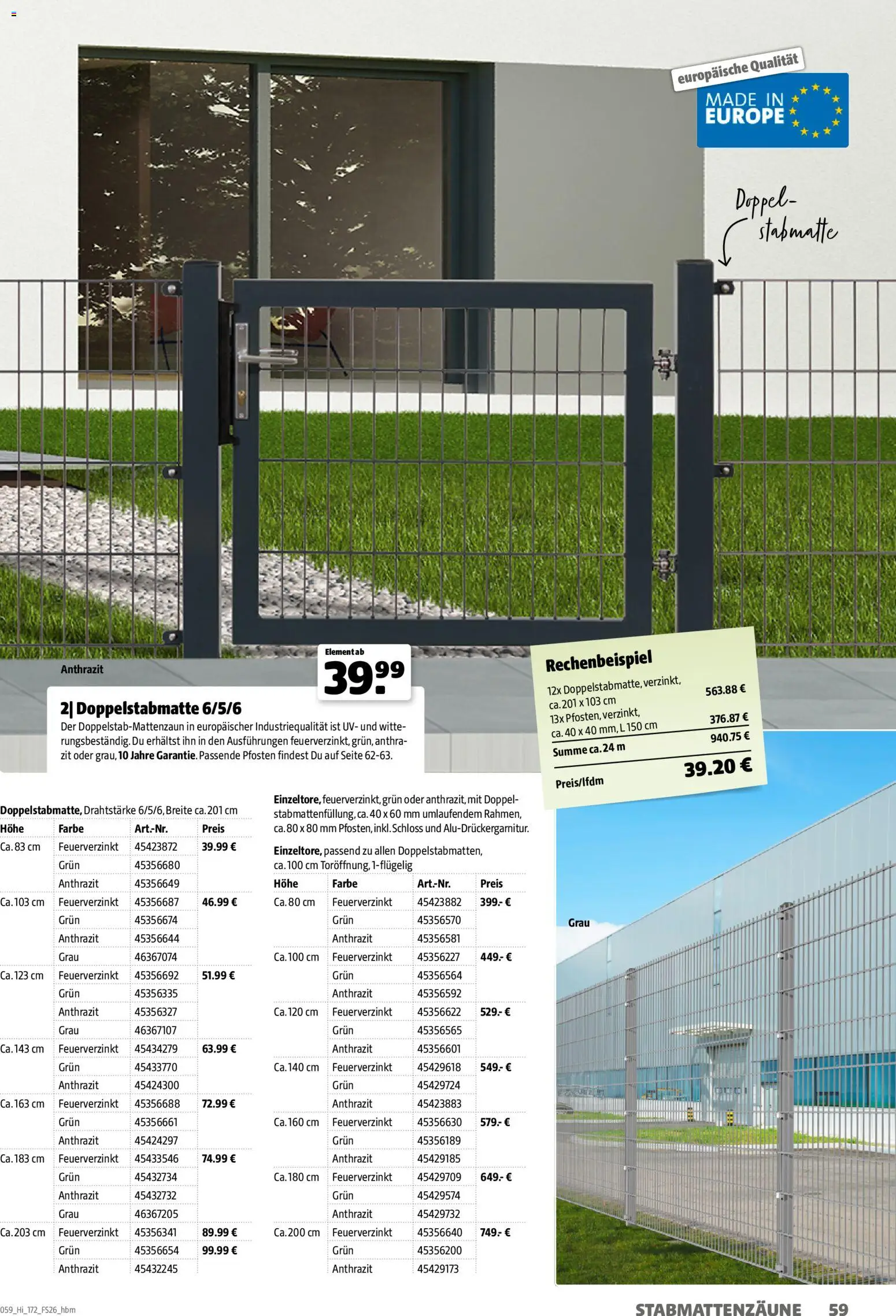 Hagebau Gartengestaltungsortiment – gültig ab 02.03.2026 | Seite: 59