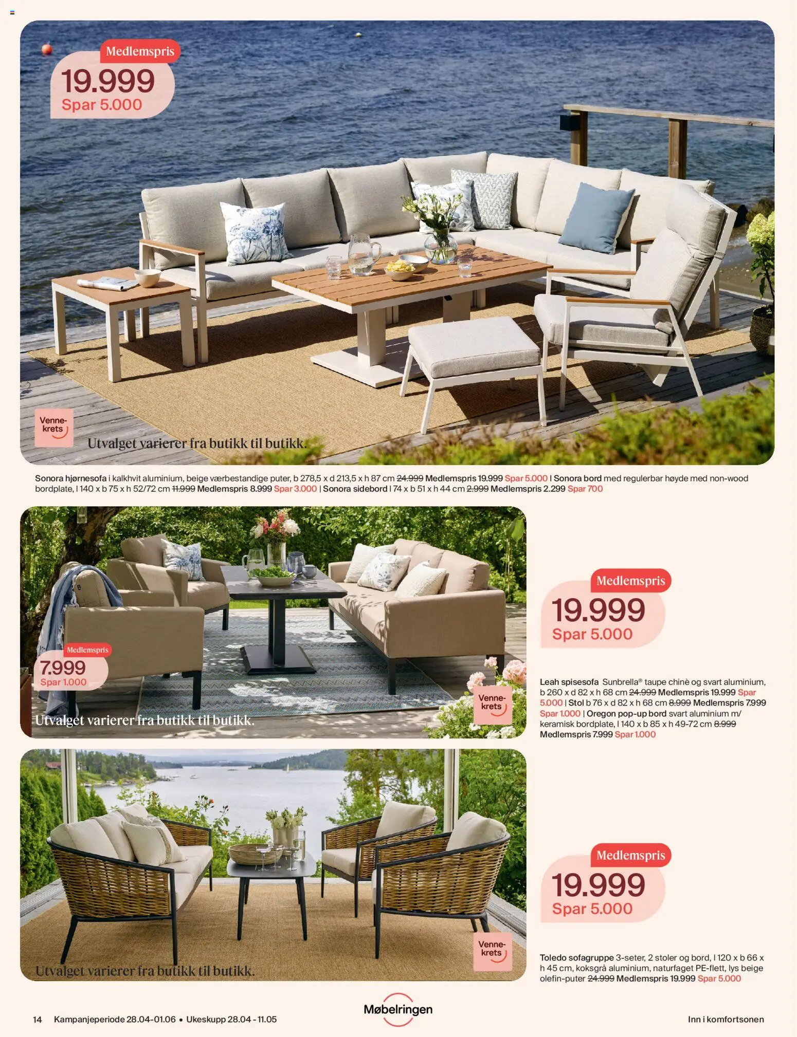 {H1} | Side: 14 | Produkter: Lys, Sidebord, Bord, Stol