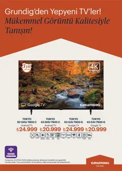 16.10.2025 tarihinden itibaren geçerli olan Arçelik kataloğu önizlemesi | Sayfa: 98 | Ürünler: TV, Televizyon