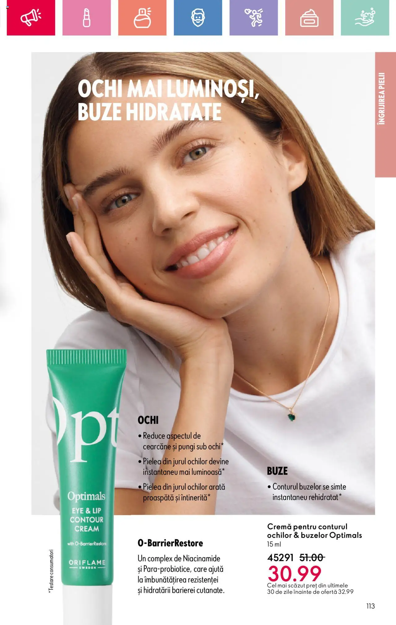 Oriflame catalog 10 2025 – valabil de la 06.07.2025 | Pagină: 113 | Produse: Cremă