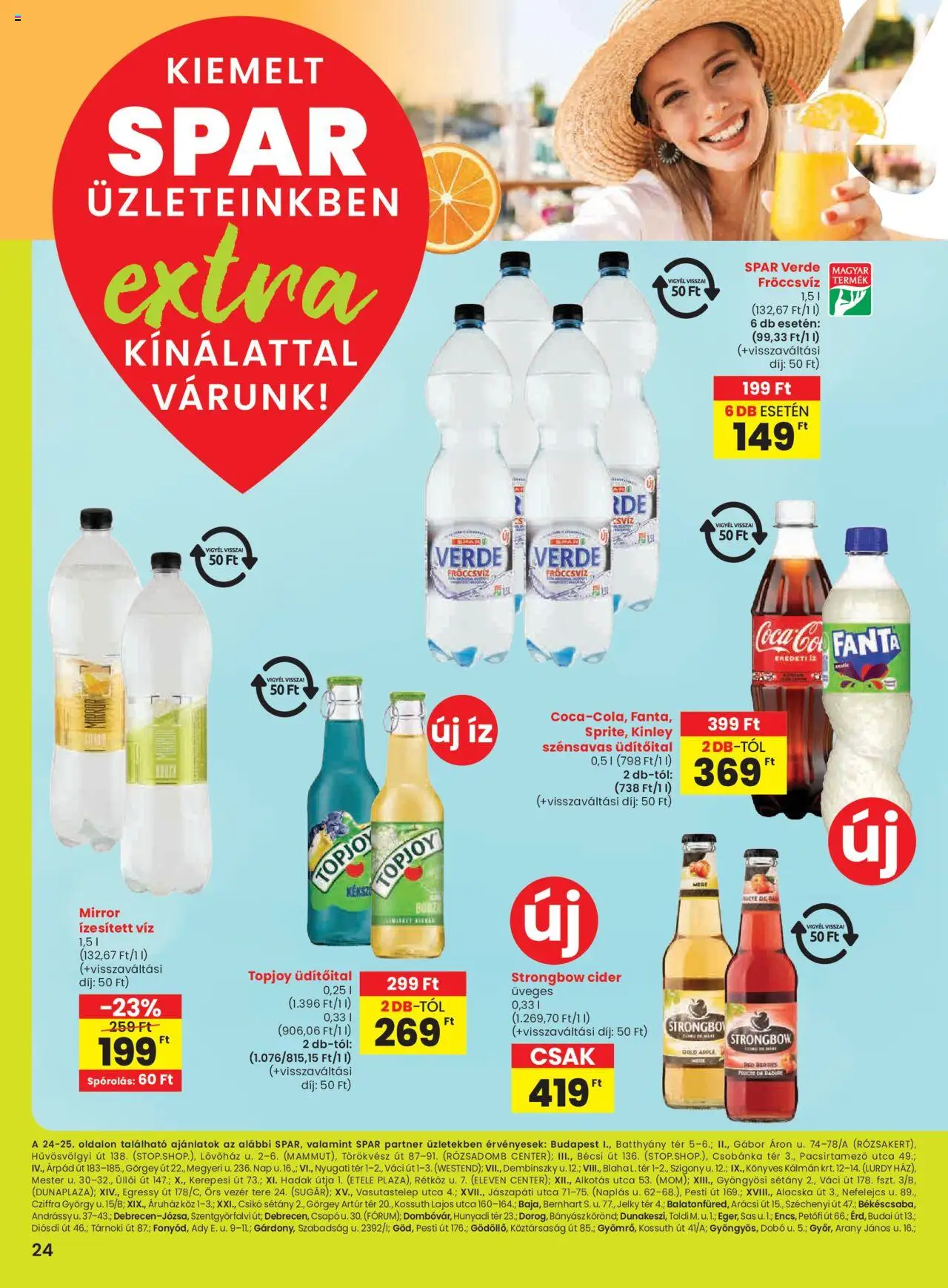 Spar akciós ujság - amely érvényes a következő dátumtól: 28.08.2025 | Oldal: 5 | Termékek: Fanta, Cider, Keksz