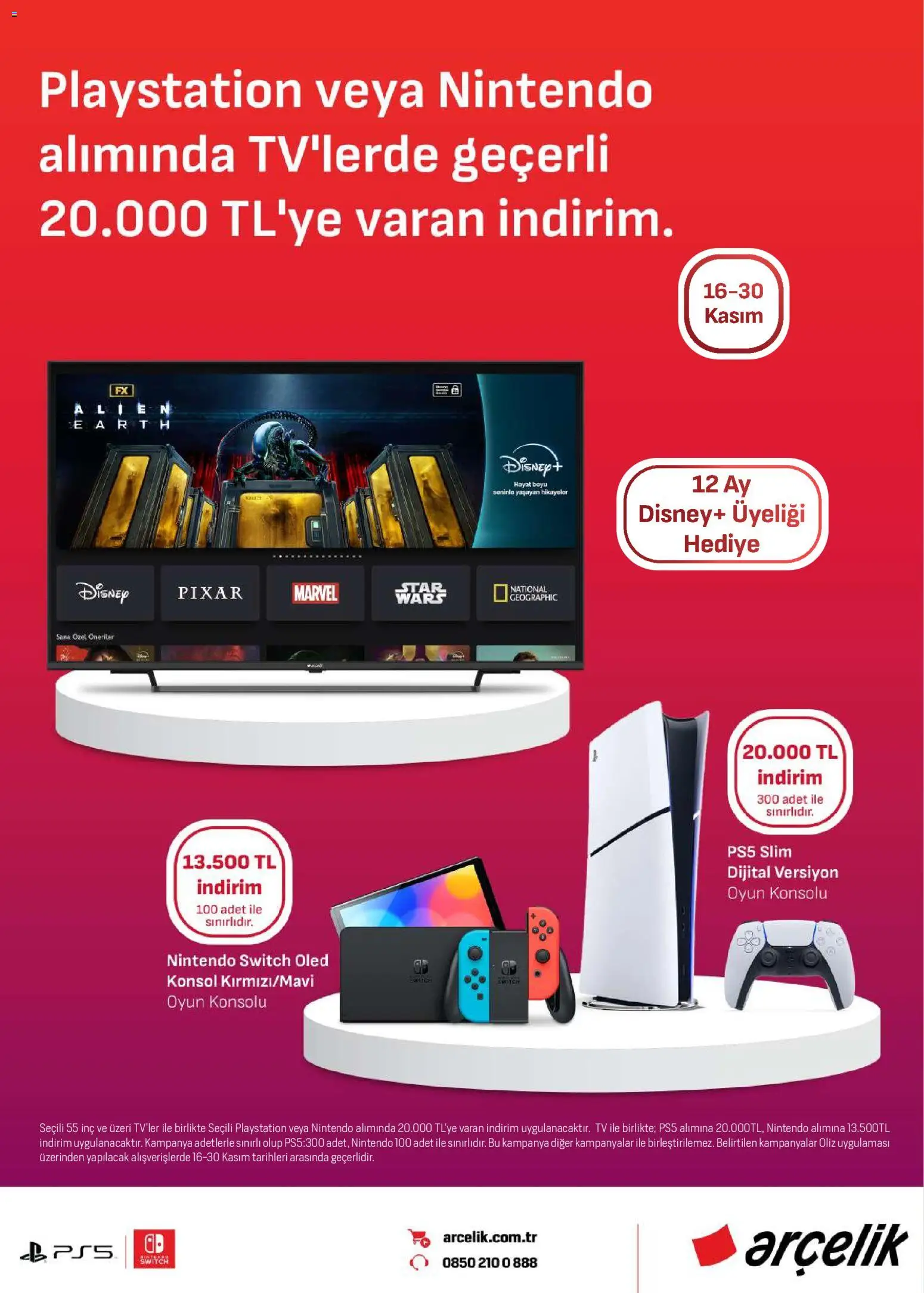 Arçelik Katalog - 16.11.2025 tarihinden itibaren geçerlidir | Sayfa: 90 | Ürünler: Nintendo, TV, Oyun konsolu, Playstation