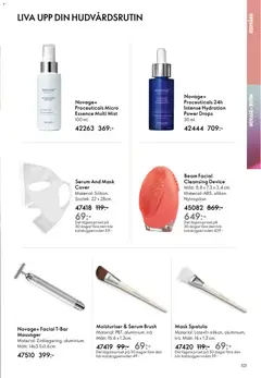 Serum And Mask Cover, Material: Silikon. Storlek: 22 x 28cm. - Förhandsvisning av reklamblad från butik Oriflame aktuell från 10.12.2025 | Sida: 101 | Produkter: Mask, Serum