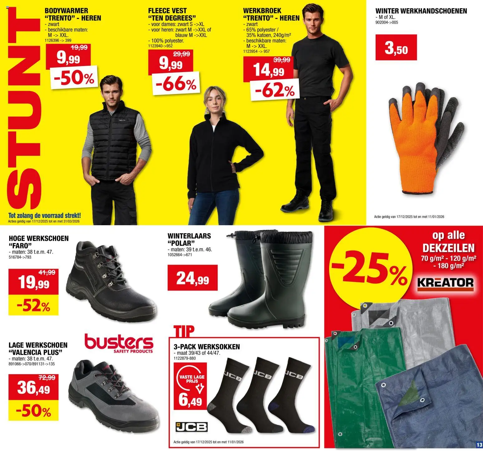 {H1} | Pagina: 13 | Producten: Vest