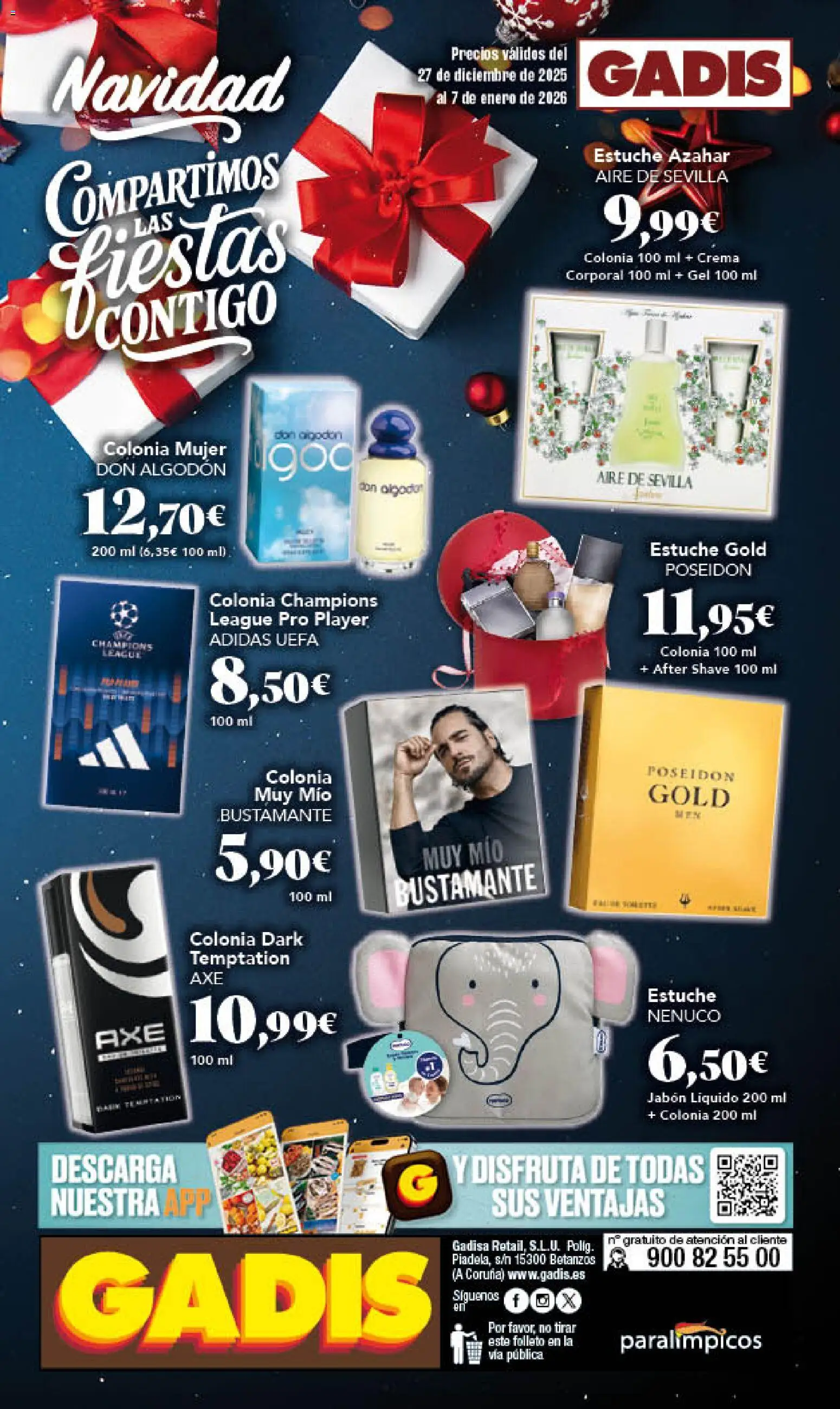 Gadis - folleto │ válido desde el 27.12.2025 | Página: 44 | Productos: Colonia, Jabón, Crema, Jabón líquido