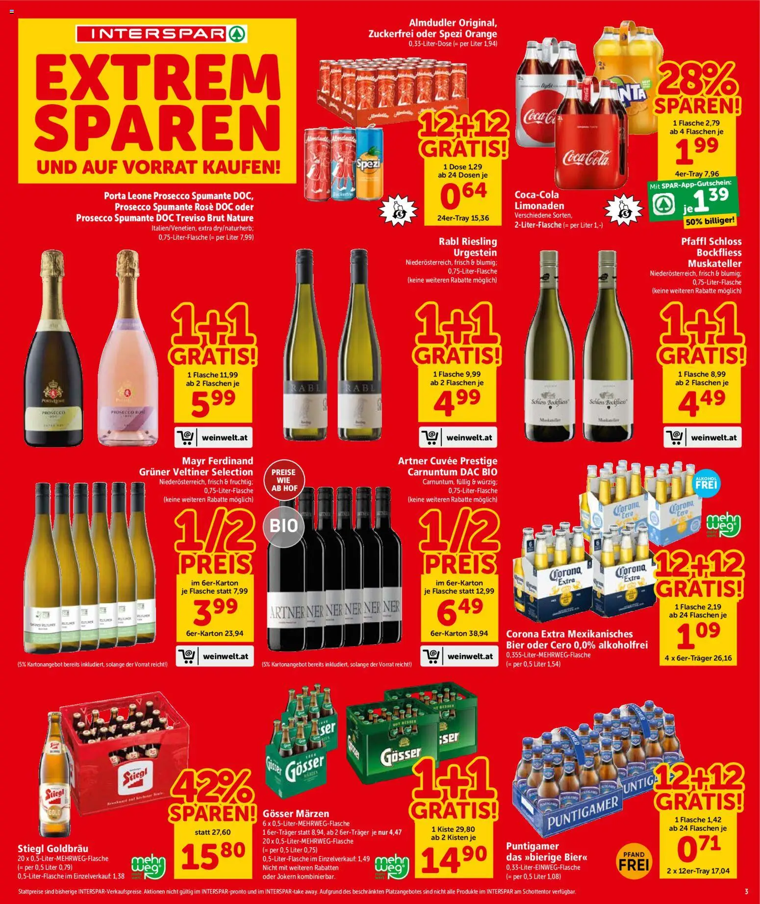 Interspar Flugblatt - Osttirol gültig ab 22.01.2026 | Seite: 3 | Produkte: Bier