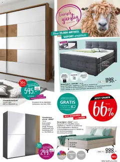 Zurbrüggen - Junges Wohnen - gültig ab dem 09.08.2025 | Seite: 13 | Produkte: Matratze, Schwebetürenschrank, Boxspringbett, Bettwäsche