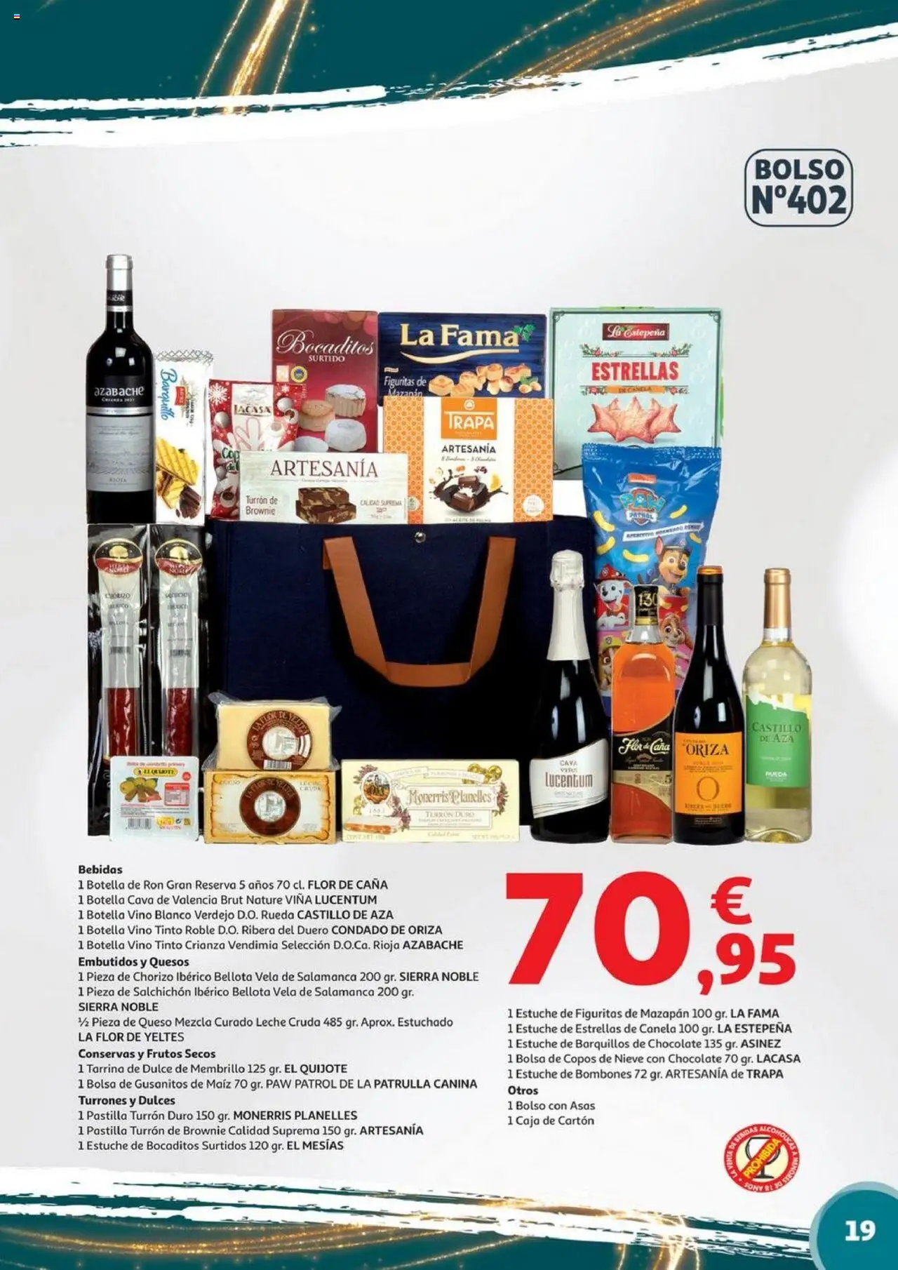Alcampo - Valencia y Castellón │ válido desde el 06.11.2025 | Página: 19 | Productos: Ron, Leche, Νυχτικό, Caja