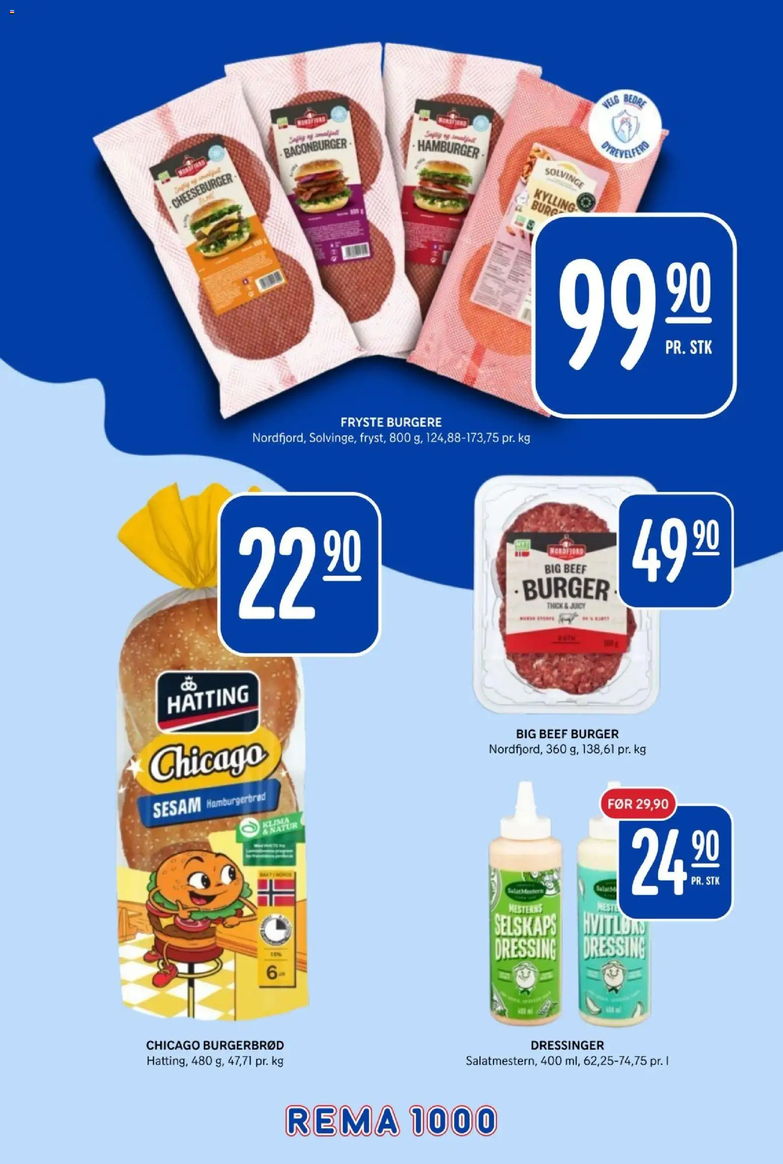 {H1} | Side: 20 | Produkter: Kylling, Hamburger, Hamburgerbrød, Налокітники