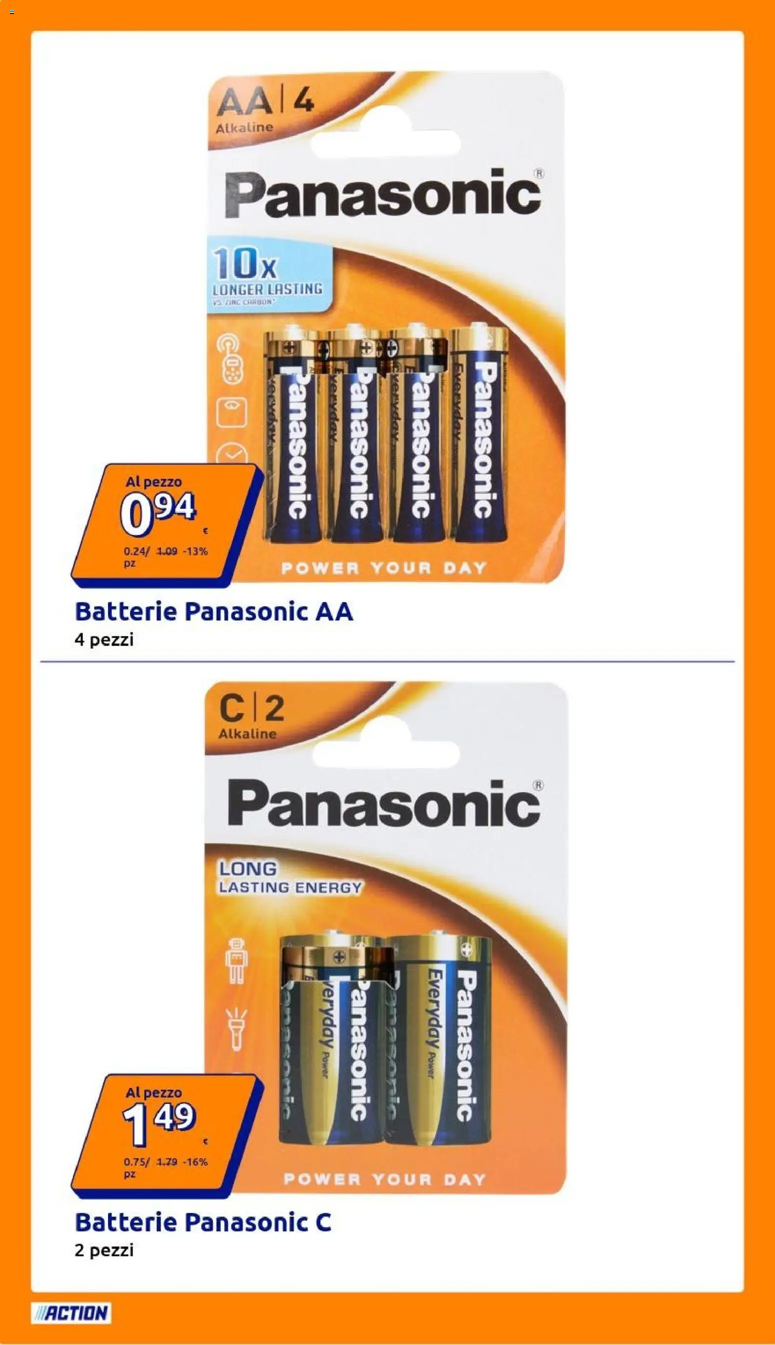 Volantino Action del 22.04.2026 | Pagina: 16 | Prodotti: Batterie