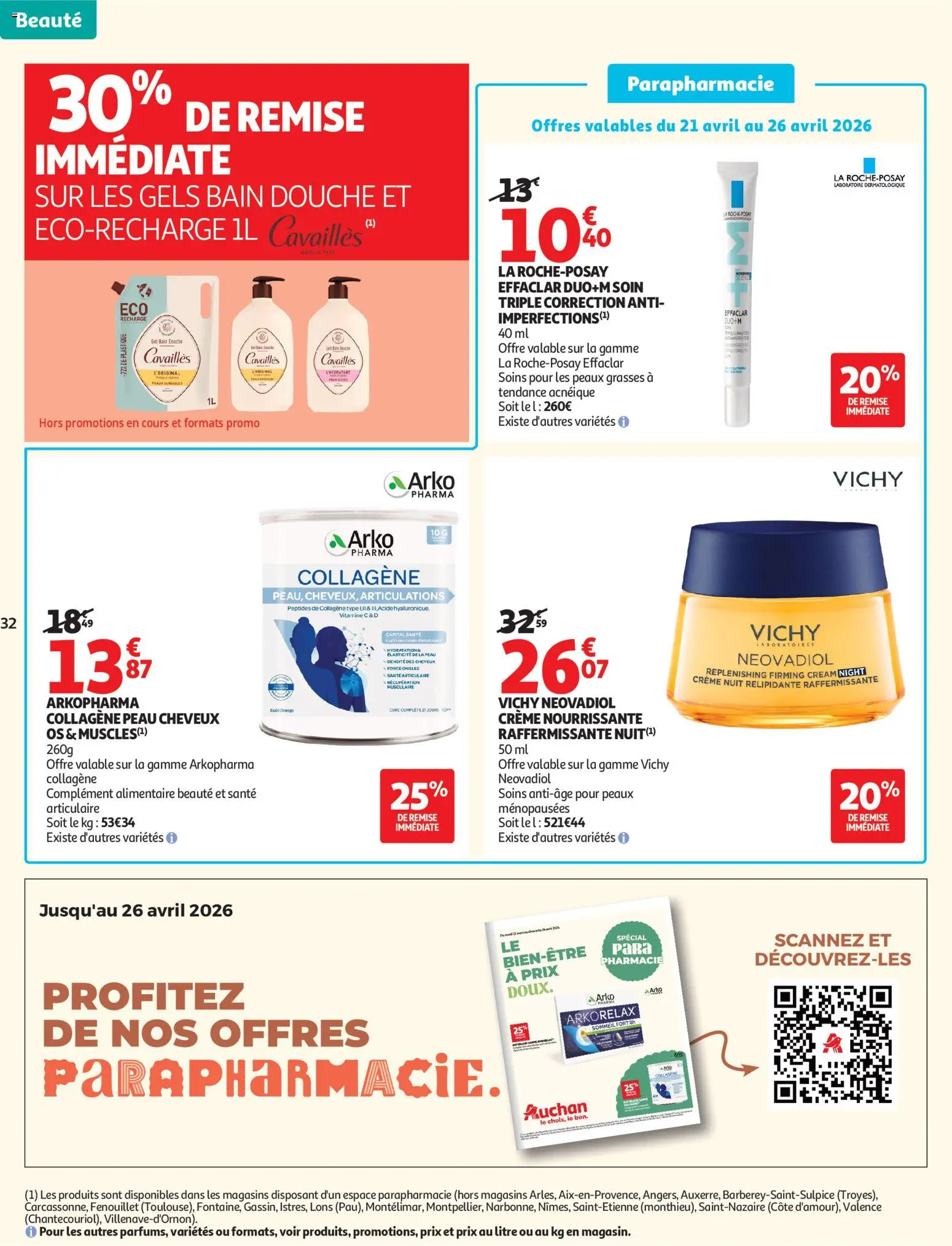 {H1} | Page: 32 | Produits: Douche, Crème