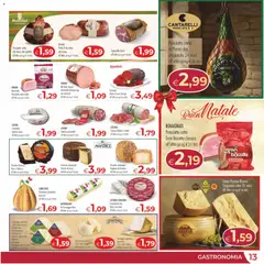 Anteprima del volantino Volantino MerSi Supermercati	 valido a partire dal 13.12.2025 | Pagina: 13 | Prodotti: Salame, Pepe, Rum, Grana Padano