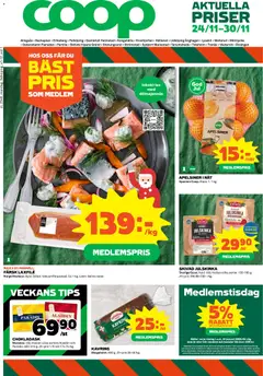 Coop - erbjudanden - Förhandsvisning av reklamblad från butik Coop aktuell från 24.11.2025