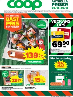 Coop - Alsterbro - Förhandsvisning av reklamblad från butik Coop aktuell från 24.11.2025