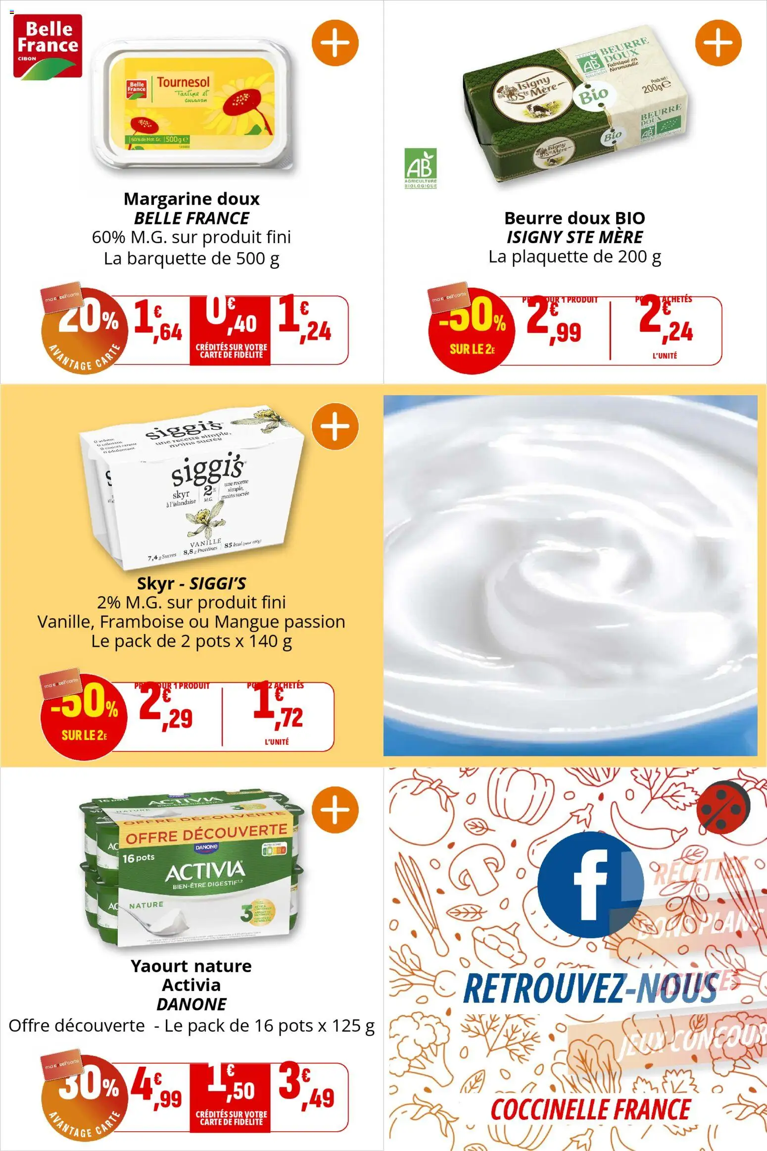 {H1} | Page: 17 | Produits: Beurre, Yaourt, Skyr, Beurre doux