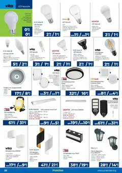 Преглед на Практикер брошура - Офертите са валидни от 23.10.2025 | Страница: 20 | Продукти: Лампа, Свещ