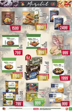 COOP - Abc & szuper / Alföld Pro-Coop Zrt. - amely érvényes a következő dátumtól: 18.12.2025 | Oldal: 7 | Termékek: Zöldségkeverék, Kocsonyahús, Csirkemáj, Sajt