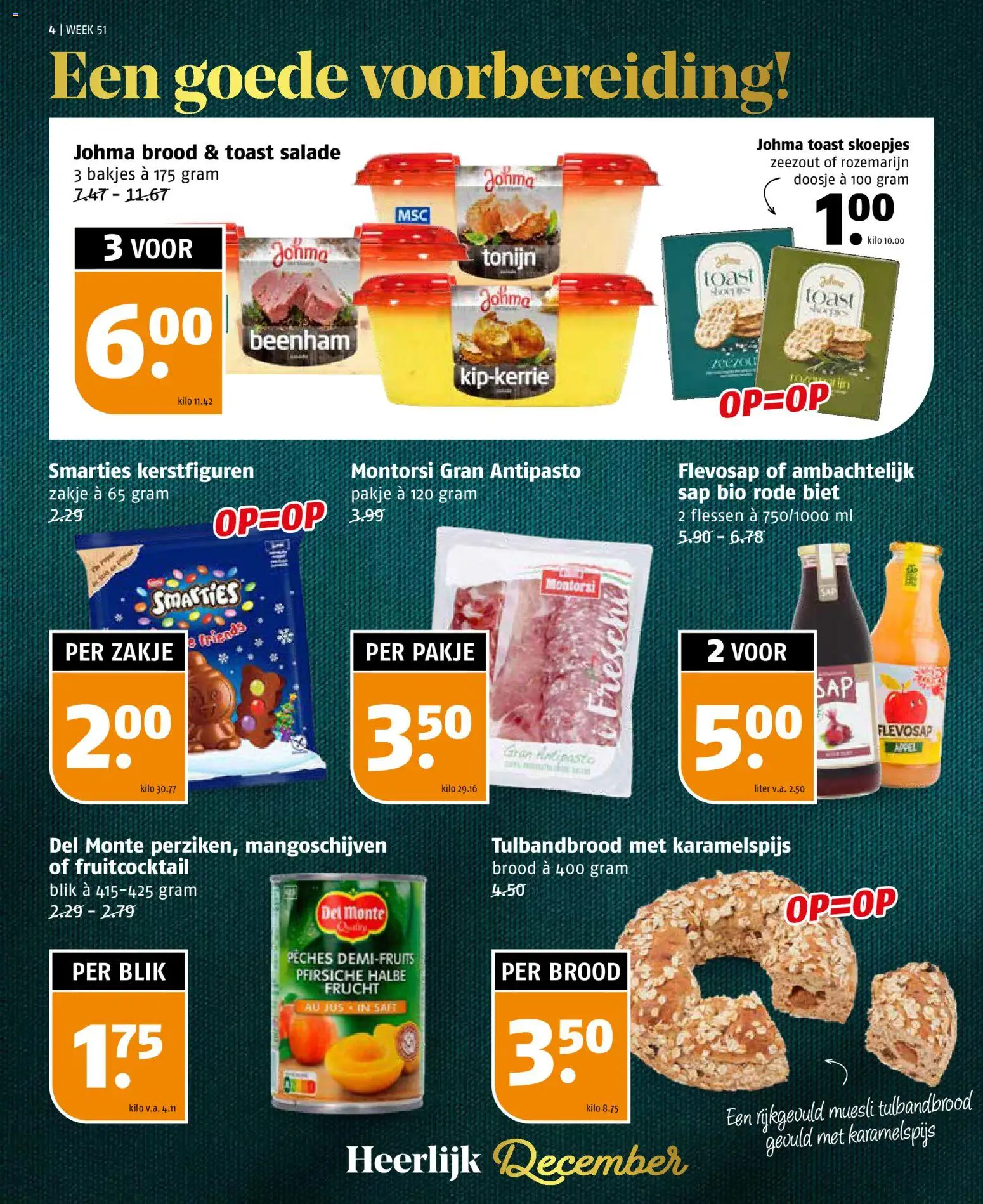 {H1} | Pagina: 4 | Producten: Sap, Muesli, Dobozos sör, Appel