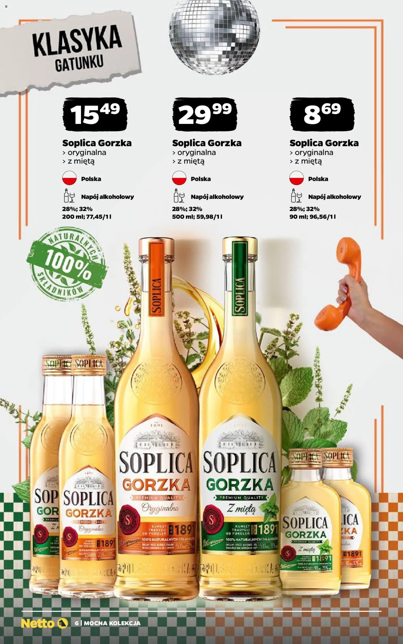 Netto gazetka - Alkohole mocne od 19.01.2026 | Strona: 6 | Produkty: Mięta