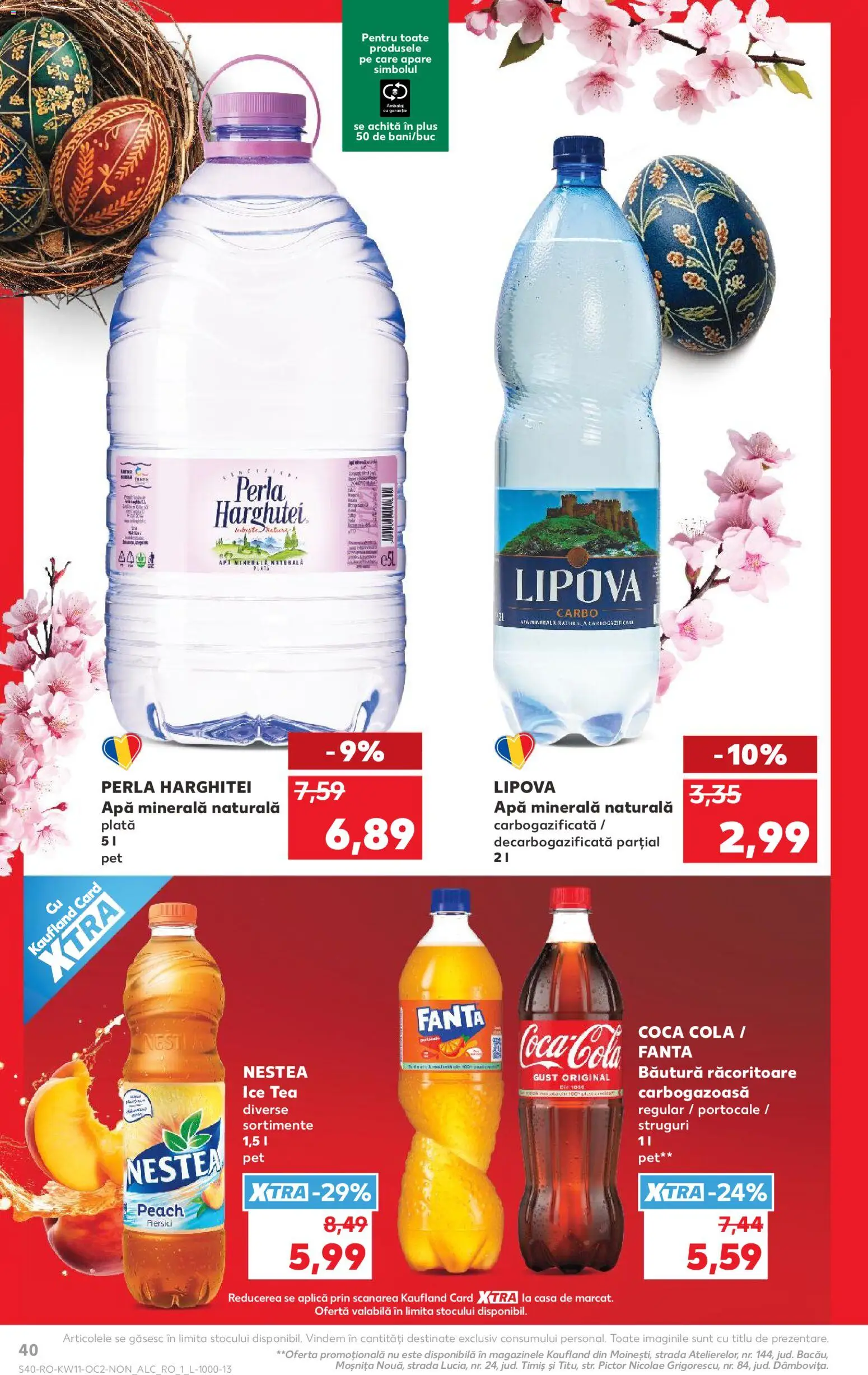 Noul catalog Kaufland – valabil de la 11.03.2026 | Pagină: 40 | Produse: Struguri, Yazı tahtası kalemi, Amerikan servis, Portocale