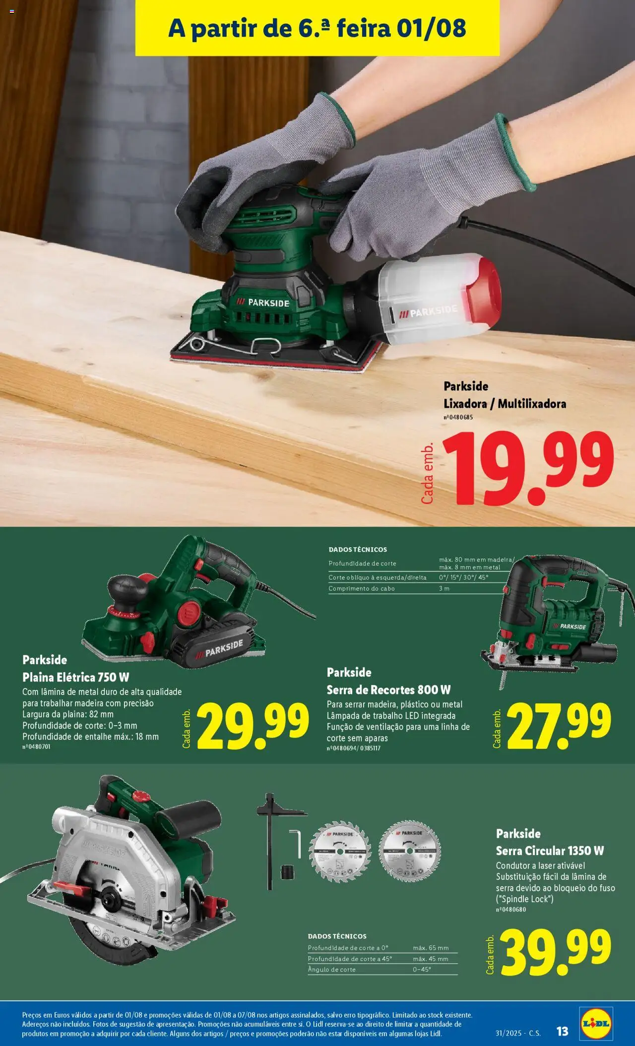 Lidl Novidades │ válido de 28.07.2025 | Página: 13 | Produtos: Cabo