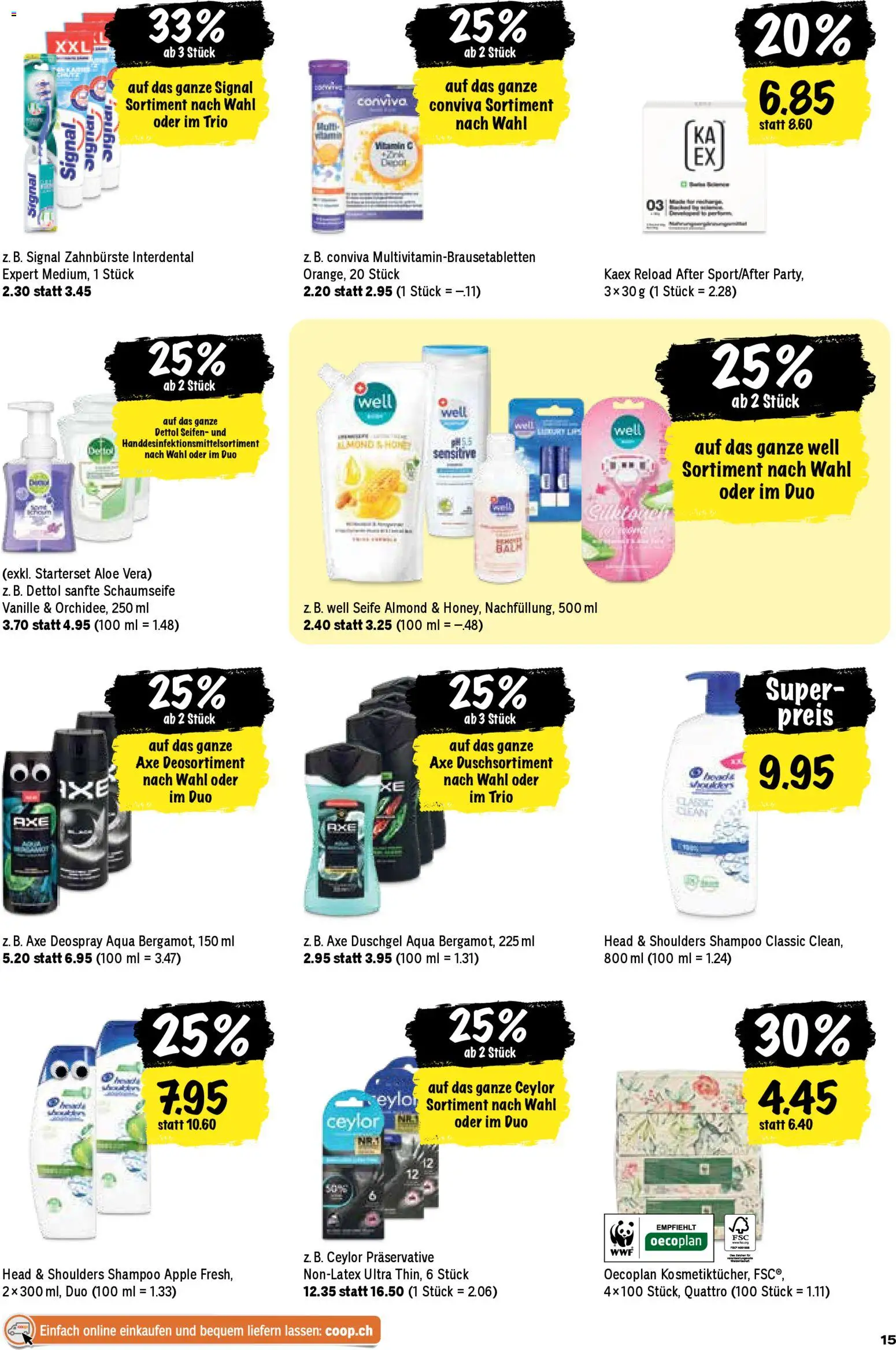 Coop Aktionen – gültig ab 22.12.2025 | Seite: 15 | Produkte: Seife, Deodorant, Shower Gel, Deospray